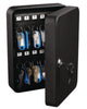 AdirOffice Steel Secure Key Cabinet with Key Lock, 48-Key, 7.1 x 3.1 x 10, Stainless Steel 304, Black Key Cabinets - Office Ready