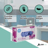 AdirMed Acrylic Glove Dispenser, Single Box Capacity, 10.2 x 3.5 x 5.3, Clear Single-Box Glove Dispensers - Office Ready