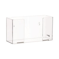 AdirMed Acrylic Glove Dispenser, Single Box Capacity, 10.2 x 3.5 x 5.3, Clear Single-Box Glove Dispensers - Office Ready
