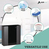 AdirMed Acrylic Glove Dispenser, Double Box Capacity, 10.2 x 3.5 x 10.8, Black Multi-Box Glove Dispensers - Office Ready