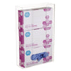 AdirMed Acrylic Glove Dispenser, Triple Box Capacity, 10.2 x 3.5 x 16.1, Clear Multi-Box Glove Dispensers - Office Ready