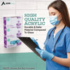 AdirMed Acrylic Glove Dispenser, Triple Box Capacity, 10.2 x 3.5 x 16.1, Clear Multi-Box Glove Dispensers - Office Ready