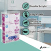 AdirMed Acrylic Glove Dispenser, Triple Box Capacity, 10.2 x 3.5 x 16.1, Clear Multi-Box Glove Dispensers - Office Ready