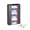 AdirMed Acrylic Glove Dispenser, Triple Box Capacity, 10.2 x 3.5 x 16.1, Black Multi-Box Glove Dispensers - Office Ready