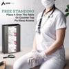 AdirMed Acrylic Glove Dispenser, Triple Box Capacity, 10.2 x 3.5 x 16.1, Black Multi-Box Glove Dispensers - Office Ready