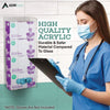 AdirMed Acrylic Glove Dispenser, Quad Box Capacity, 10.2 x 3.5 x 21.1, Clear Multi-Box Glove Dispensers - Office Ready