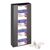 AdirMed Acrylic Glove Dispenser, Quad Box Capacity, 10.2 x 3.5 x 21.1, Black Multi-Box Glove Dispensers - Office Ready