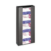 AdirMed Acrylic Glove Dispenser, Quad Box Capacity, 10.2 x 3.5 x 21.1, Black Multi-Box Glove Dispensers - Office Ready