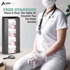 AdirMed Acrylic Glove Dispenser, Quad Box Capacity, 10.2 x 3.5 x 21.1, Black Multi-Box Glove Dispensers - Office Ready