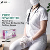 AdirMed Acrylic Glove Dispenser, Single Box Capacity, 10.2 x 3.5 x 5.3, Clear Single-Box Glove Dispensers - Office Ready