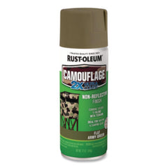 Rust-Oleum® Camouflage Spray Paint, Flat Army Green, 12 oz Aerosol Can