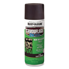 Rust-Oleum® Camouflage Spray Paint, Flat Earth Brown, 12 oz Aerosol Can