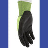 MCR™ Safety Cut Pro® 9277PU Gloves, Large, Black/Lime, Dozen Work Gloves, Cut Resistant - Office Ready