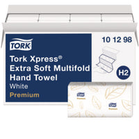 Tork® Xpress® Extra Soft Multifold Towel, 2-Ply, 9.12 x 12.8, White, 94 Towels/Pack,16 Packs/Carton Multifold Paper Towels - Office Ready