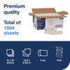 Tork® Xpress® Extra Soft Multifold Towel, 2-Ply, 9.12 x 12.8, White, 94 Towels/Pack,16 Packs/Carton Multifold Paper Towels - Office Ready