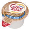 Coffee mate® Plant-Based Almond Milk Non-Dairy Liquid Creamer Singles, Natural Vanilla, 0.38 oz Mini Cups, 200/Carton Coffee Creamers - Office Ready