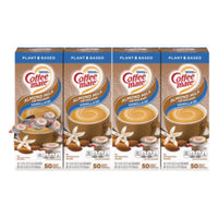 Coffee mate® Plant-Based Almond Milk Non-Dairy Liquid Creamer Singles, Natural Vanilla, 0.38 oz Mini Cups, 200/Carton Coffee Creamers - Office Ready