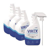 Diversey™ Virex® All-Purpose Disinfectant Cleaner, Lemon Scent, 32 oz Spray Bottle, 4/Carton Disinfectants/Cleaners - Office Ready