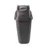 Rubbermaid® Commercial Rectangular Free-Swinging Lids, Black Swing-Top Waste Receptacle Lids - Office Ready