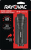 Rayovac® LED Aluminum Flashlight, 3 AAA Batteries (Included), Black Standard LED Flashlights - Office Ready