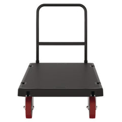 Suncast Commercial® Resin Platform Trucks, 1,600 lb Capacity, 30.25 x 64.5 x 41, Black