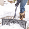 Suncast Commercial® Steel Core® Snow Pusher with Wear Strip, 24" Width x 57.55" Length Snow Shovels/Pushers - Office Ready