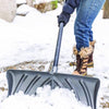 Suncast® Steel Core® Snow Pusher with Wear Strip, 24" Wide, 57.55" Long, 6/Carton Snow Shovels/Pushers - Office Ready