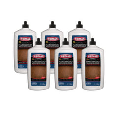 WEIMAN® High Traffic Hardwood Polish & Restorer, 32 oz Squeeze Bottle, 6/Carton