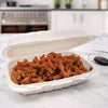Dart® Hinged Lid Containers, Hoagie Container, 6.5 x 9 x 2.8, White, Plastic, 200/Carton Takeout Food Containers - Office Ready