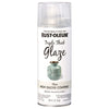 Rust-Oleum® Specialty Triple Thick Glaze Spray Paint, High Gloss Clear, 12 oz Aerosol Can, 6/Carton Specialty Paints & Primers - Office Ready