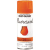 Rust-Oleum® Specialty Fluorescent Spray Paint, Flat Fluorescent Orange, 11 oz Aerosol Can, 6/Carton Specialty Paints & Primers - Office Ready