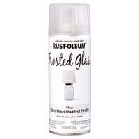 Rust-Oleum® Specialty Frosted Glass Spray Paint, Matte Clear, 11 oz Aerosol Can, 6/Carton Specialty Paints & Primers - Office Ready
