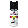 Rust-Oleum® Stops Rust 5-in-1 Spray Paint, Satin Black, 12 oz Aerosol Can, 6/Carton Specialty Paints & Primers - Office Ready
