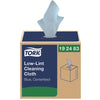 Tork® Low-Lint Cleaning Cloths, 1-Ply, 15 x 15, Blue, 240 Sheets, 4 Boxes/Carton Disposable Dry Wipes - Office Ready