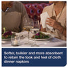 Tork® LinStyle Dinner Napkin, 1-Ply, 15 x 16, White, 1,000/Carton Dinner Napkins - Office Ready