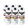 Rust-Oleum® Stops Rust 5-in-1 Spray Paint, Satin White, 12 oz Aerosol Can, 6/Carton Specialty Paints & Primers - Office Ready