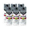 Rust-Oleum® Stops Rust 5-in-1 Spray Paint, Satin Coastal Gray, 12 oz Aerosol Can, 6/Carton Specialty Paints & Primers - Office Ready