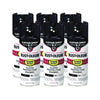 Rust-Oleum® Stops Rust 5-in-1 Spray Paint, Gloss Black, 12 oz Aerosol Can, 6/Carton Specialty Paints & Primers - Office Ready