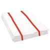 Boardwalk® Antimicrobial Foodservice Wipers, 1-Ply, 12 x 21, Red/White, 150/Carton Disposable Dry Wipes - Office Ready