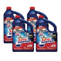 ROTO-ROOTER® Gel Clog Remover, 1 gal Bottle, 4/Carton Drain Cleaners - Office Ready