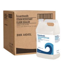 Boardwalk® Stain Resistant Floor Sealer, Unscented, 1 gal Bottle, 4/Carton Floor Finishes/Sealants - Office Ready