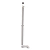 Boardwalk® Chrome Bottle Pump, 22 oz Output, Steel, 42.5" Tall, Chrome Piston Water/Solvent/Fuel Pumps - Office Ready