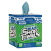 Sellars® TOOLBOX® Blue Shop Towels, 1-Ply, 10 x 12, Blue, 200 Sheets/Box, 4 Boxes/Carton Shop Towels and Rags - Office Ready