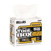 Sellars® TOOLBOX WaterWeave T700 Wipers, 1-Ply, 8.27 x 16.5, White, 100 Sheets/Box, 8 Boxes/Carton Shop Towels and Rags - Office Ready