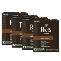 Peet's Coffee & Tea® Major Dickason's Blend K-Cups®, Regular, 88/Carton Coffee K-Cups - Office Ready