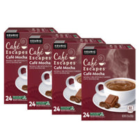 Café Escapes® Café Mocha K-Cups®, 24/Box, 96/Carton Coffee K-Cups - Office Ready