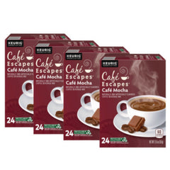 Café Escapes® Café Mocha K-Cups®, 24/Box, 96/Carton