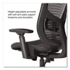 Alera® Hollins Ergonomic Mesh Swivel Task Chair, Supports Up to 275 lb, 18.57 to 22.54 Seat Height, Black Seat/Back, Black Base Office Chairs - Office Ready