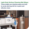 Tork® Light-Duty Surface Cleaning Wet Wipe, 1-Ply, 8 x 6, Unscented, White, 2,500 Sheets/Roll, 2 Rolls/Carton Cleaner/Detergent Wet Wipes - Office Ready