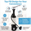 Bobrick SureFlo Top-Fill Automatic Bulk Foam Soap Dispenser, 2.75 x 6.75 x 3, Polished Chrome Foam Soap Dispensers, Automatic - Office Ready